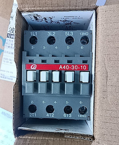 1X Contactor A40-30-10 24V coil replace Contactor A40-30-10-81 3P AC 40A 1NO