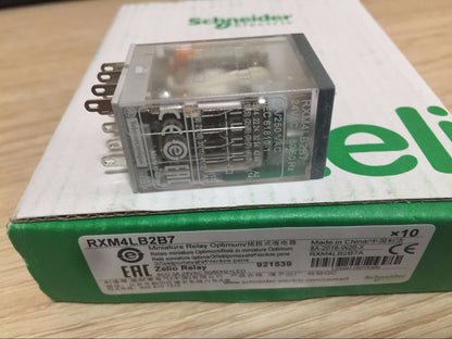 10PCS/1Box Schneider RXM4LB2B7 Miniature Relays 24VAC In Box