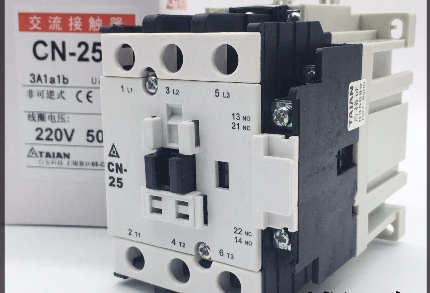 One TECO CN-25S AC Contactor AC110V CN25S ping