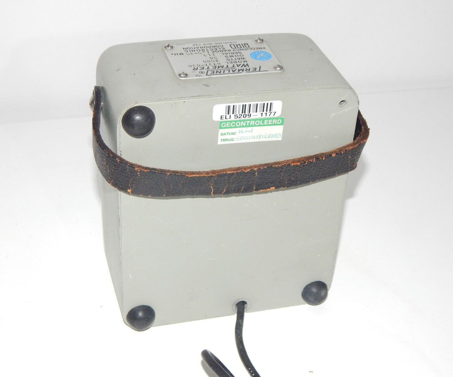 BIRD 6737 + 6737-030 Wattmeter 2500W 25-1000 MHz 1.5-35 MHz - TERMALINE