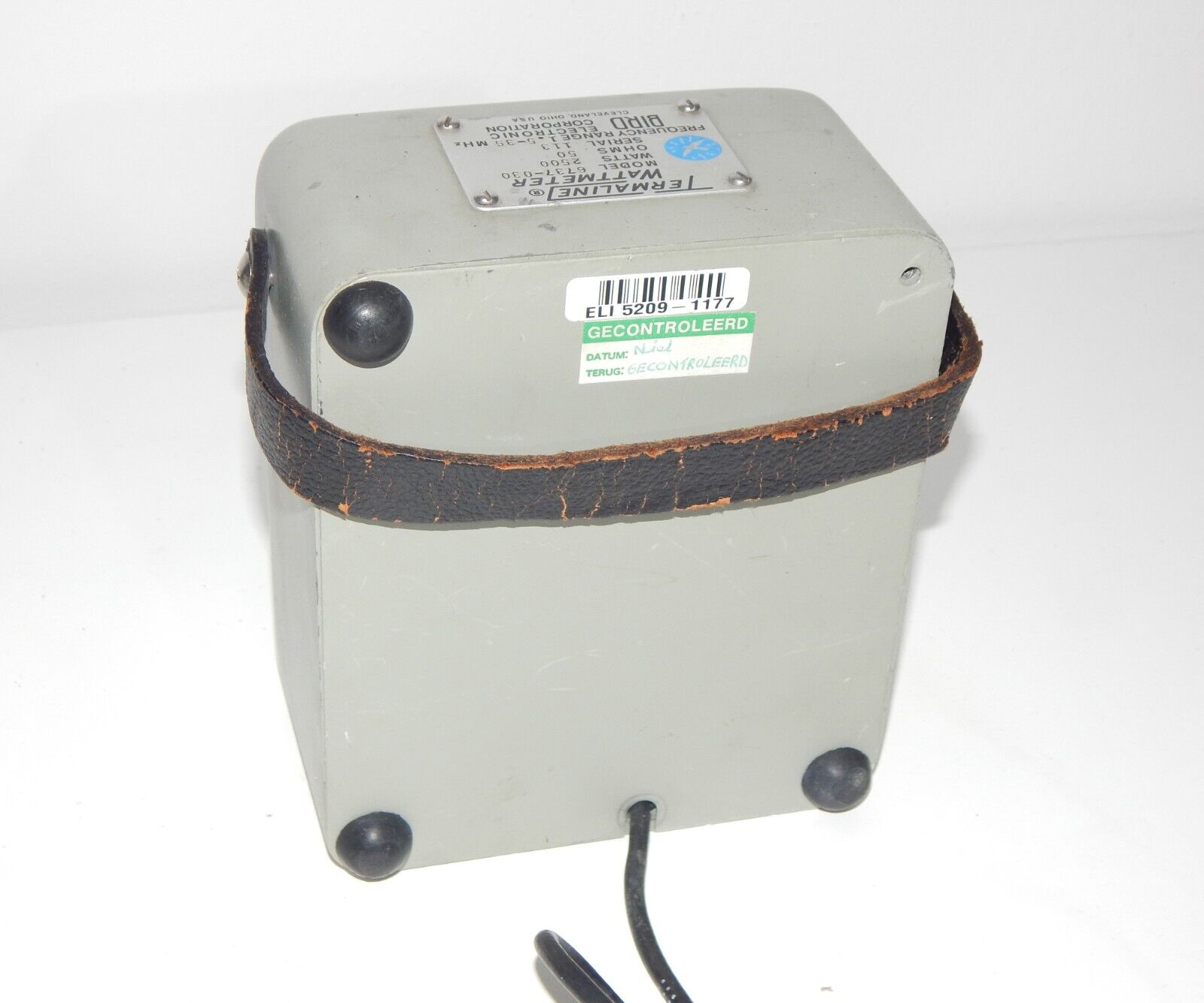 BIRD 6737 + 6737-030 Wattmeter 2500W 25-1000 MHz 1.5-35 MHz - TERMALINE