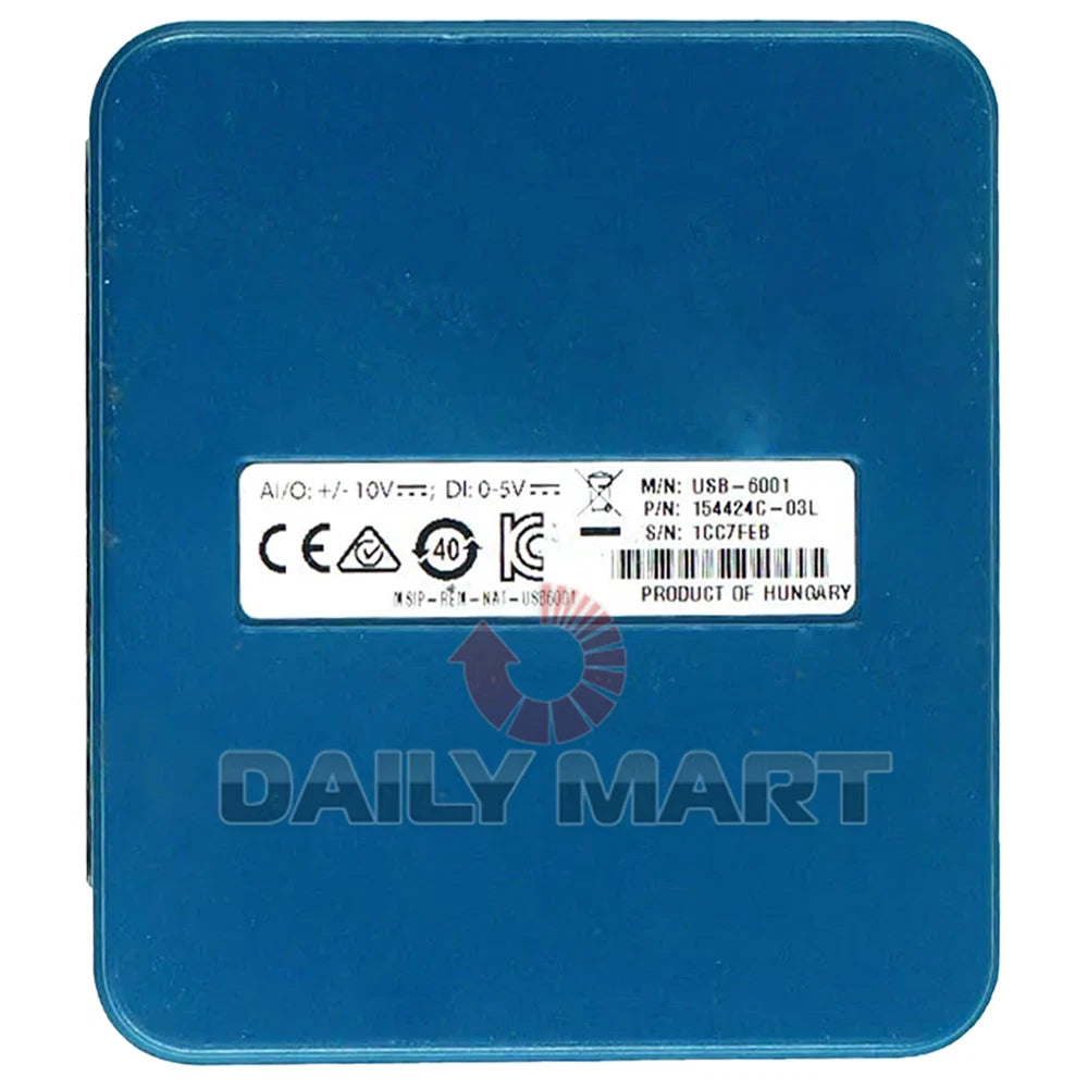 NATIONAL INSTRUMENTS USB-6001 782604-01 Data Acquisition Card DAQ