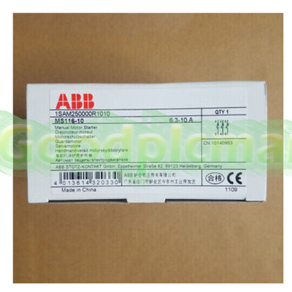 ABB MS116-10 6.3-10A Motor circuit breaker 1Pcs/