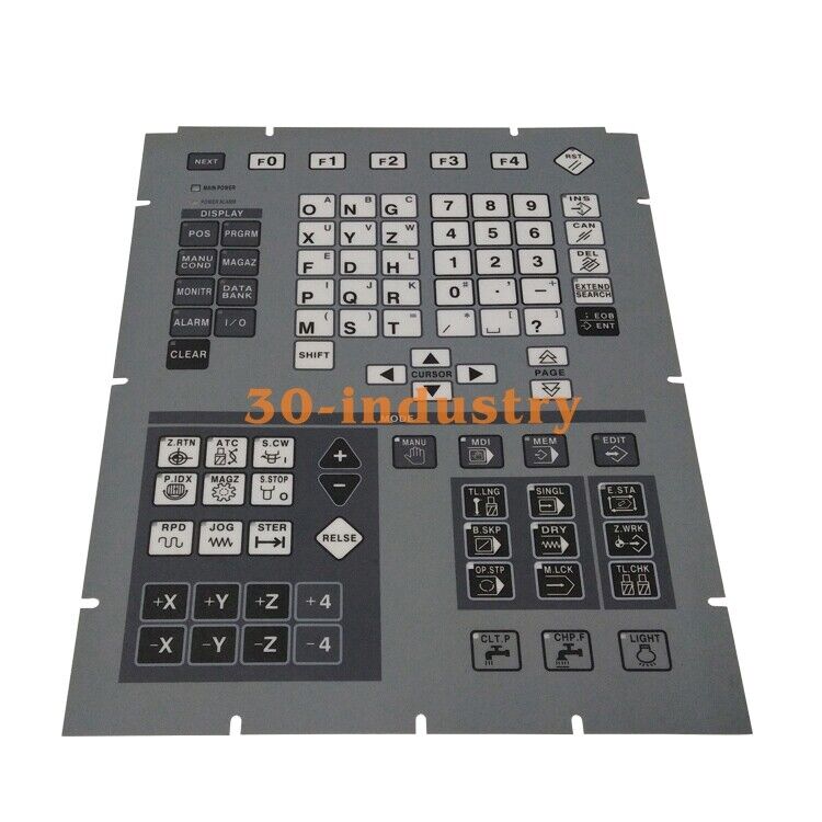 Brother A00 System TC-S2A Membrane Keypad for CNC Machine - BROTHER