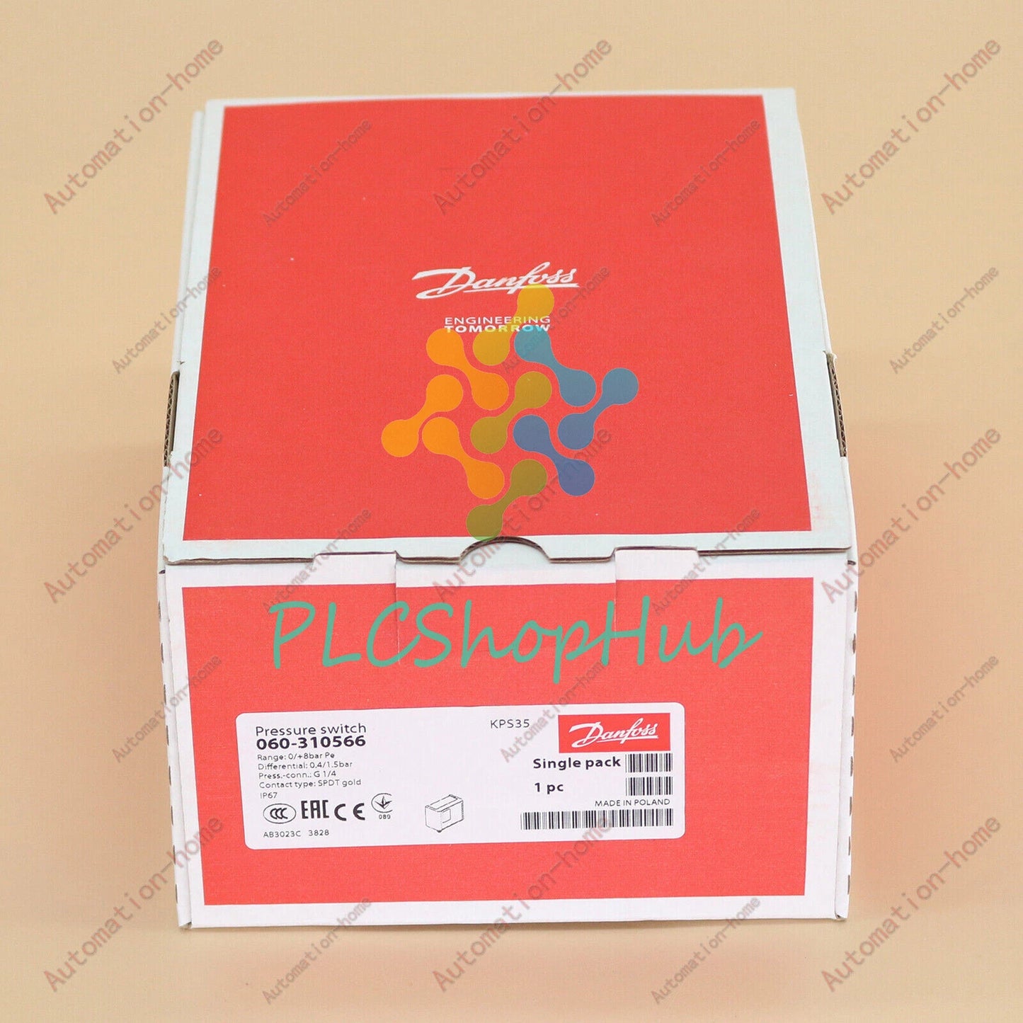 1PCS Danfoss Pressure switch KPS35 060-310566