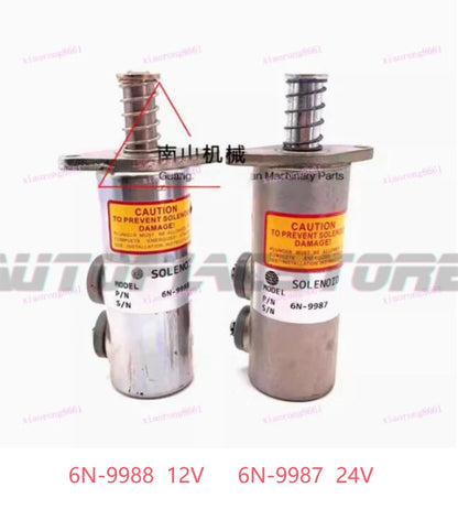1pc For CAT 3208/3412C/3508C/3406C/3456 Engines 6N-9987 Fuel Shut Off Solenoid #
