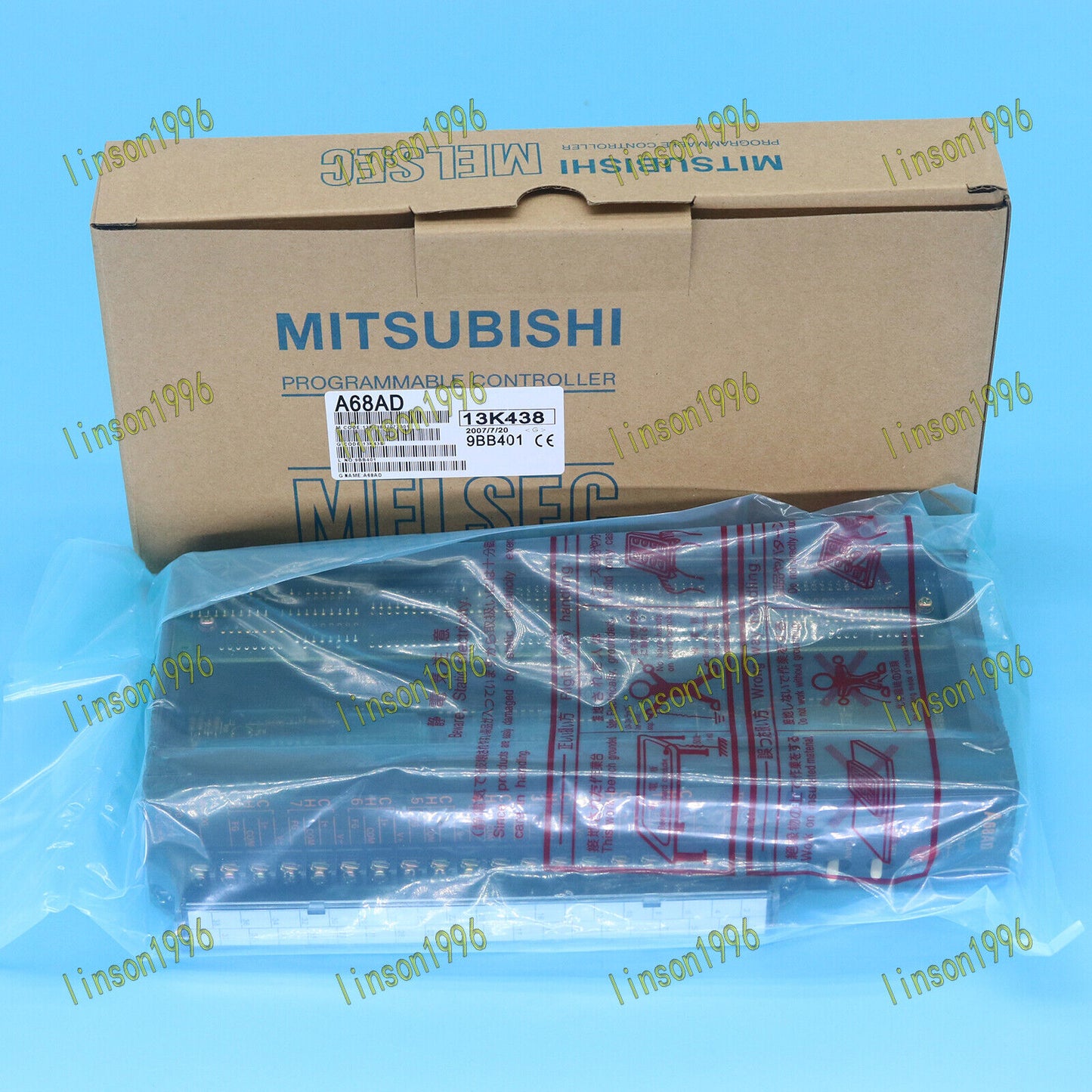 1PC MELSEC Controller A68AD Mitsubishi - MITSUBISHI