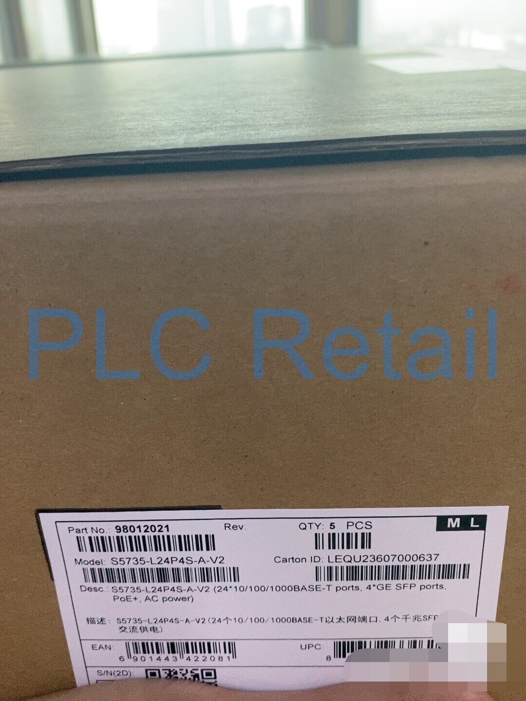 HUAWEI S5735-L24P4S-A-V2 Ethernet Port Switch (Model: S5735-L24P4S-A-V2) - HUAWEI