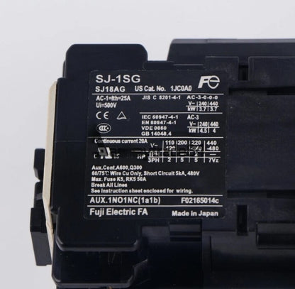 1PC FUJI DC Contactor SJ-1SG Voltage 24VDC One year warranty