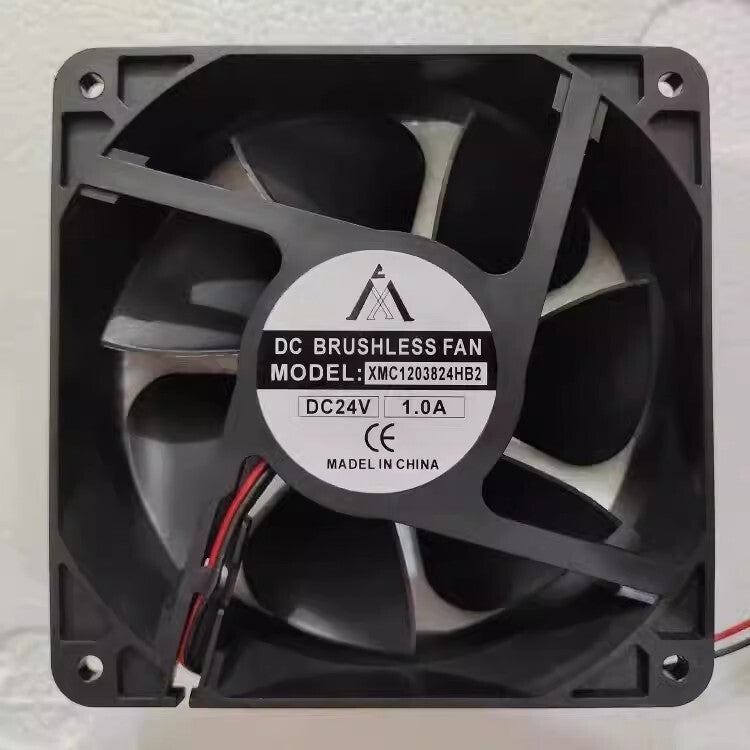 1PCS XMC1203824HB2 DC24V 1.0A 2-wire silent cooling fan