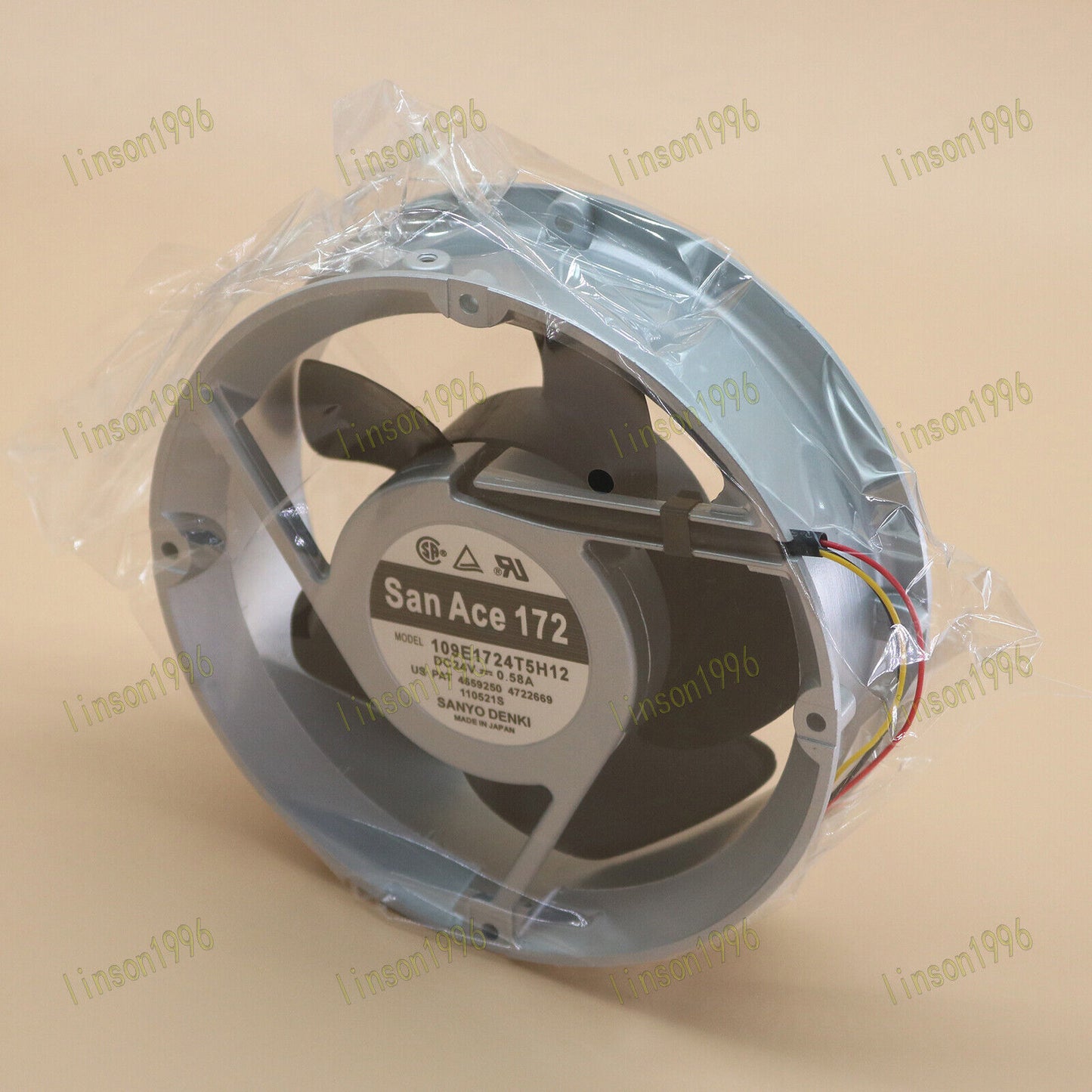 24V 0.58A Fan ACE172 109E1724T5H12 Model: ACE172 - SANYO