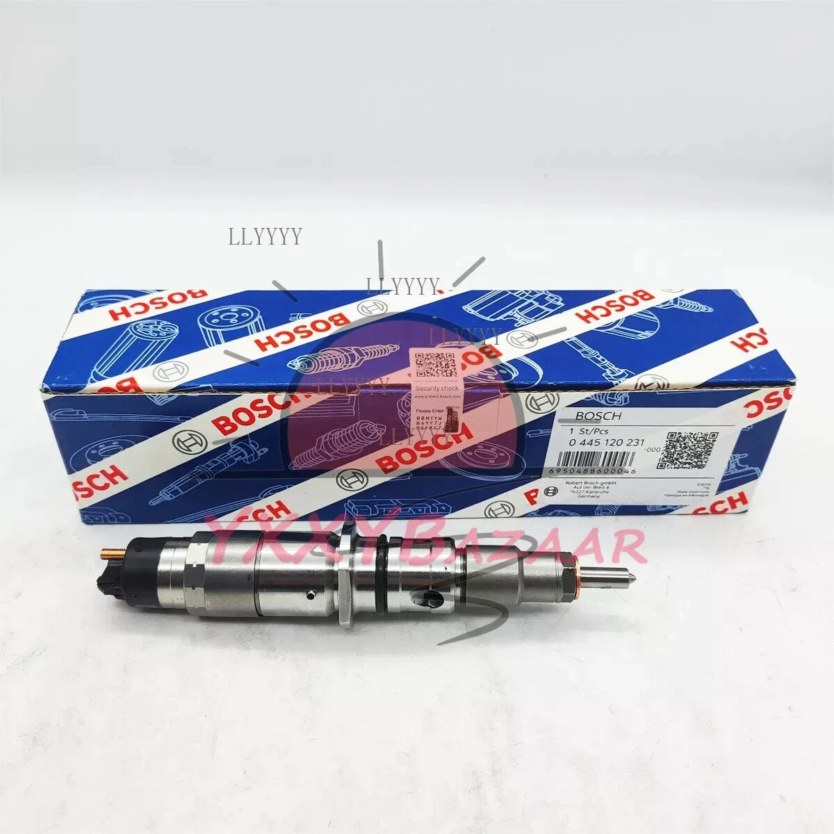6X Diesel 0445120231 Fuel Injector 3976372 For Komatsu Hyundai Cummins QSB5.9
