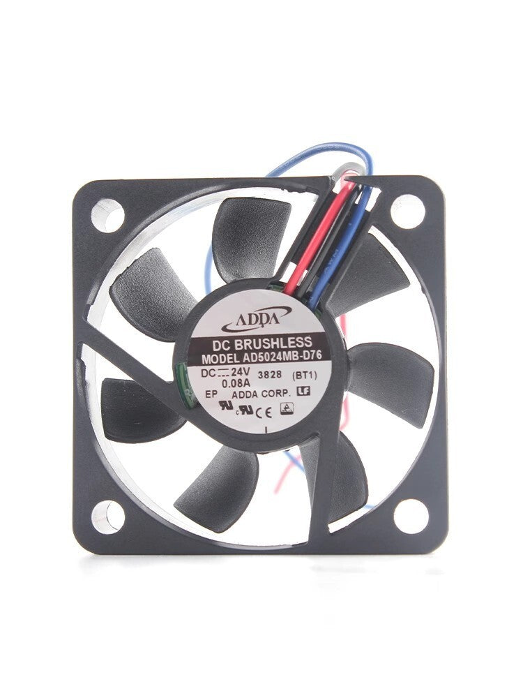 ADDA AD5024MB-D76 5015 DC24V 0.08A 1.92W 5CM 3-Wire DC Cooling Fan