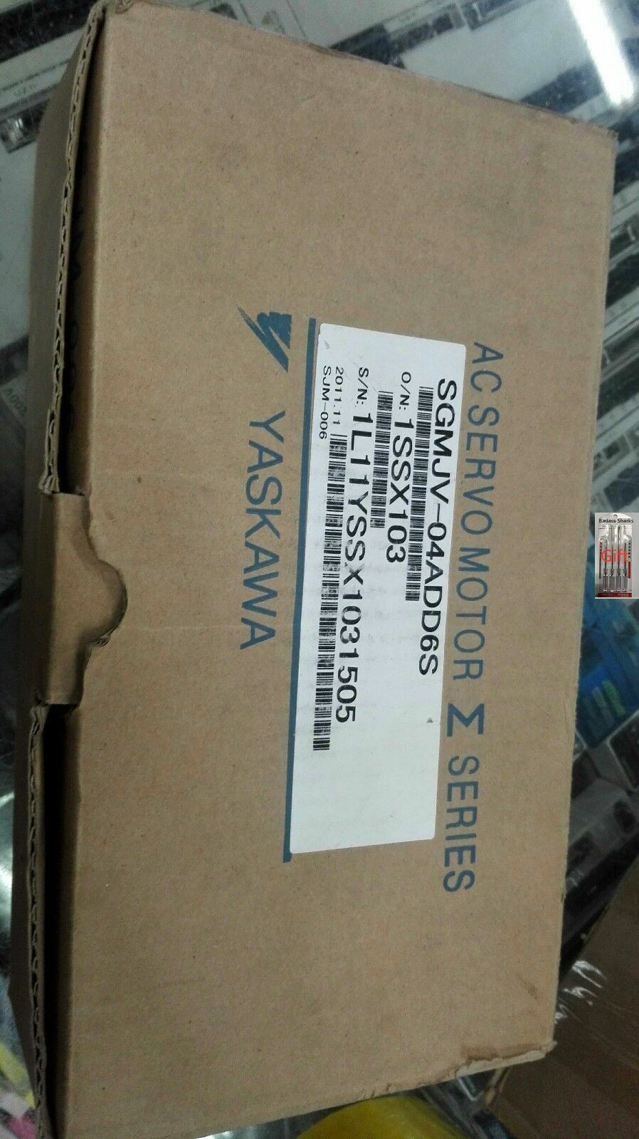 Yaskawa servo motor SGMJV-04ADD6S NEW IN - KOEED