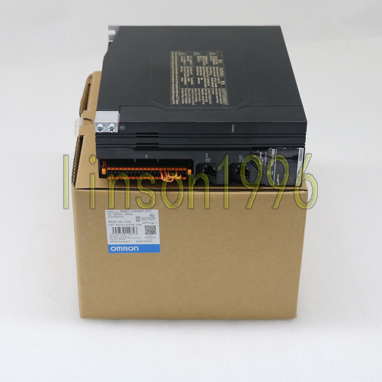 OMRON R88D-1SN08H-ECT Servo Drive - OMRON
