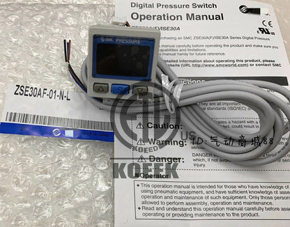 1PC SMC ZSE30AF-01-N-L Pressure Gauge ZSE30AF01NL