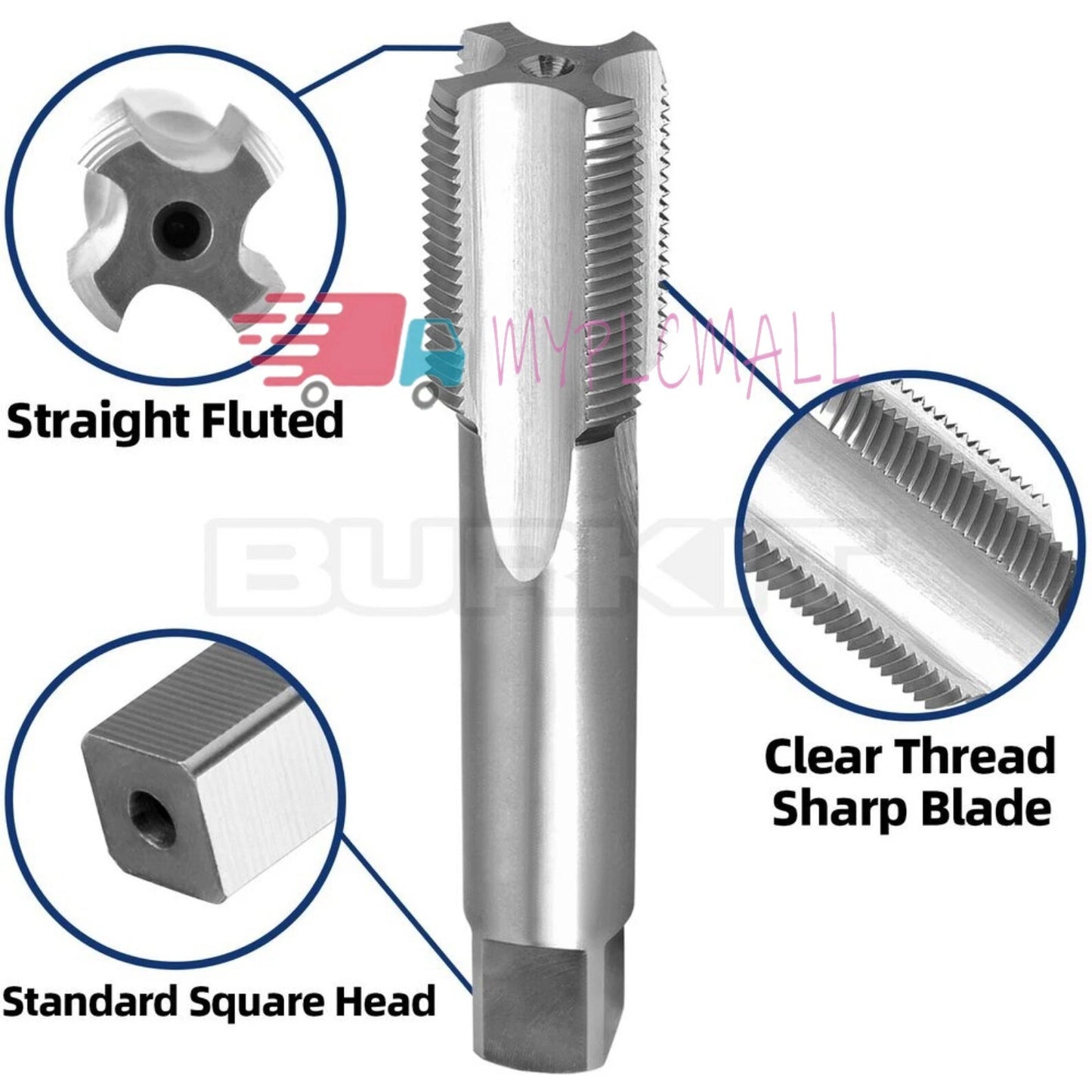 M35 X 1 Tap and Die Set Right Hand, M35X1 Machine Tap and Round Die