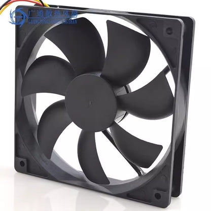 YDS Y12025S 12025 DC12V 0.14A 12CM 3-Wire Mute Cooling Fan