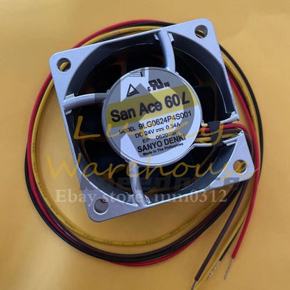 Sanyo DENKI 9LG0624P4S001 24V 0.34A 6025 60MM aluminum frame cooling fan
