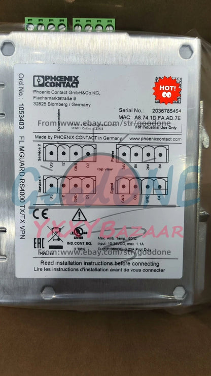 1Pcs Phoenix Contact Router 1053403 FL MGUARD RS4000 TX/TX VPN