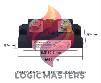 300A industrial grade single-phase solid state relay modular DC-AC H3300Z24V380V