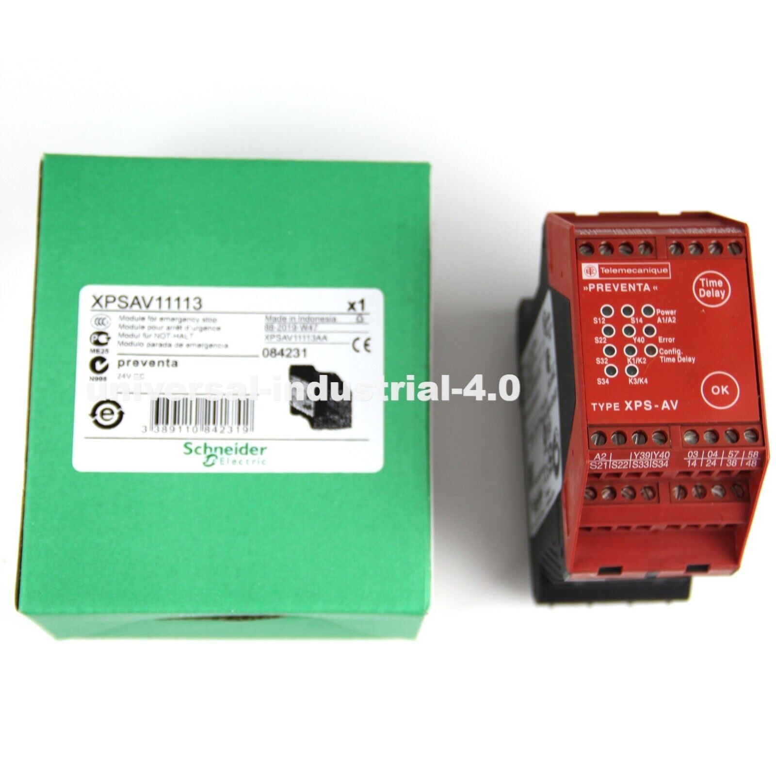 SCHNEIDER XPSAV11113 Safety Relay 24VDC - SCHNEIDER