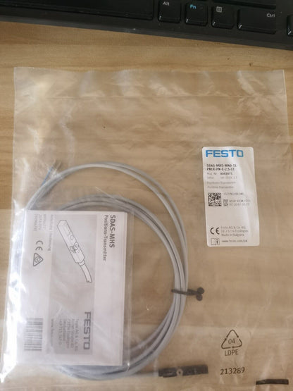 1PC Festo SDAS-MHS-M40-1L-PNLK-PN-E-2.5-LE 8063975 Position Transmitter