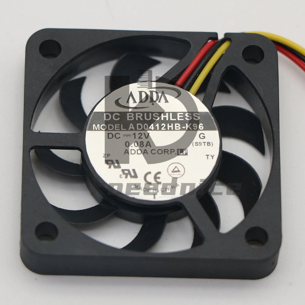 10Pcs AD0412HB-K96 Computer fan 12V 0.08A 40*40*7mm 3wire #US