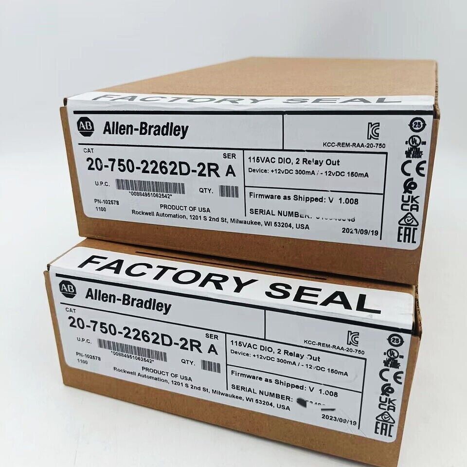 New Sealed Allen Bradley 20-750-2262D-2R PowerFlex 750 Module 115V - ALLEN BRADLEY