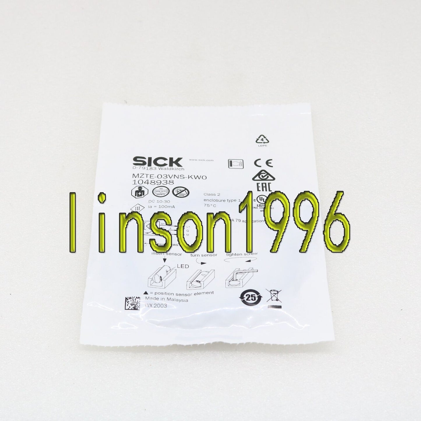SICK Magnetic Switch MZTE-03VNS - SICK