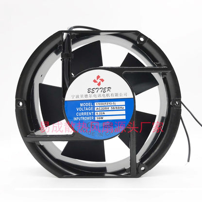 1PCS 17050(FZY2-S) AC220V 0.22A 38W Cabinet Axial Cooling Fan