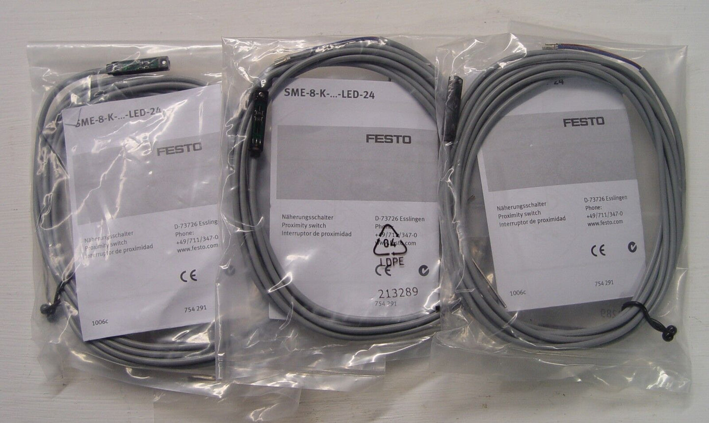 new Festo SME-8-k-LED-24 proximity switch sensor - still in factory packaging - FESTO