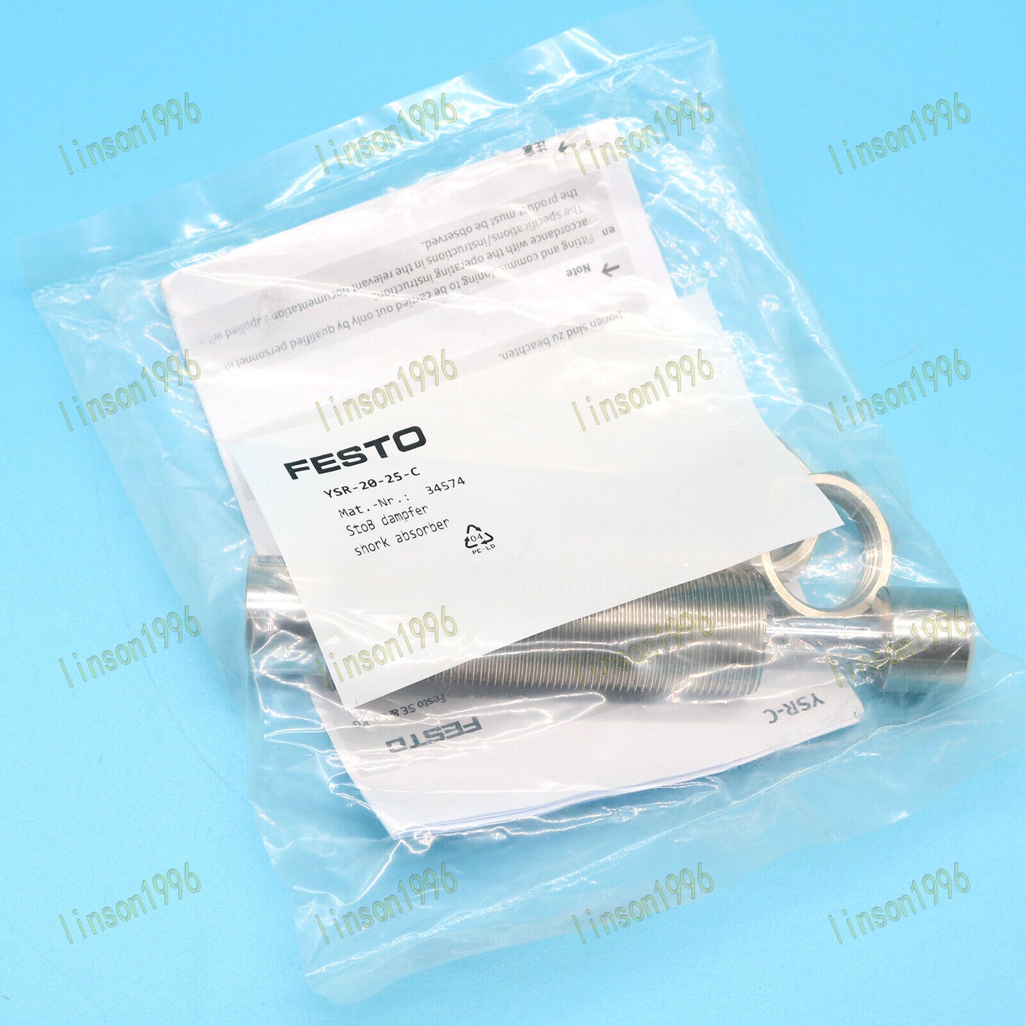 Festo Shock Absorber YSR-20-25-C 34574 Fast – Fast Acting Shock Absorber - FESTO
