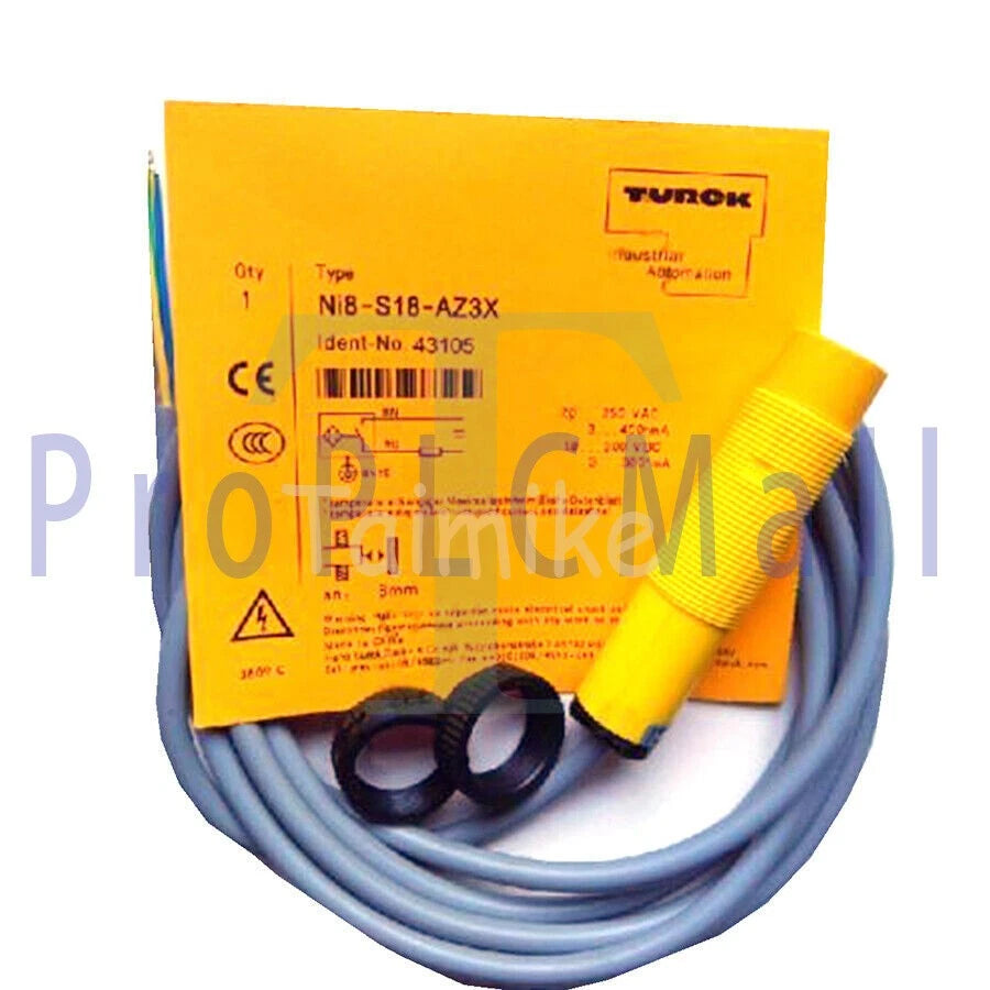 TURCK NI8-S18-AZ3X/S100 13718 Inductive sensor 1PCS