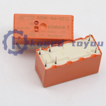 10PC Tyco RZHH-1A4-D012 12VDC Power Relay 6Pins 16A 250VAC