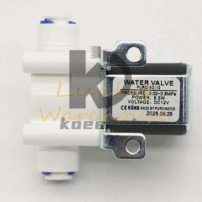 1PC 2 points inlet diameter 6.5mm Water valve PURO-XD12 DC 12V 6.5W