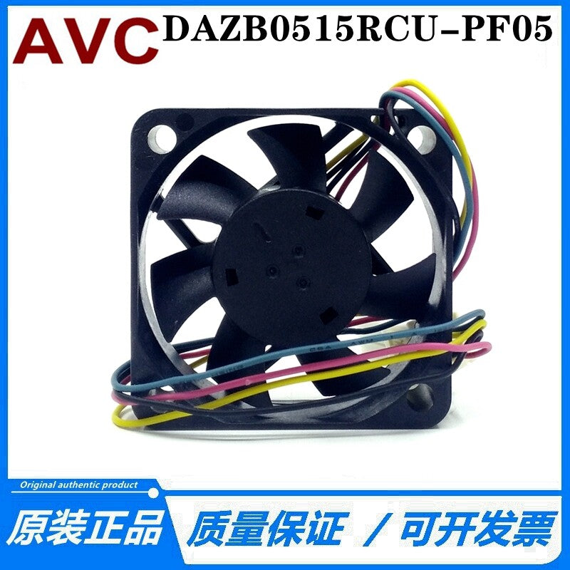 new For AVC DAZA0515RCU DC13.6V 50*50*15mm Waterproof Silent Cooling Fan 4wire