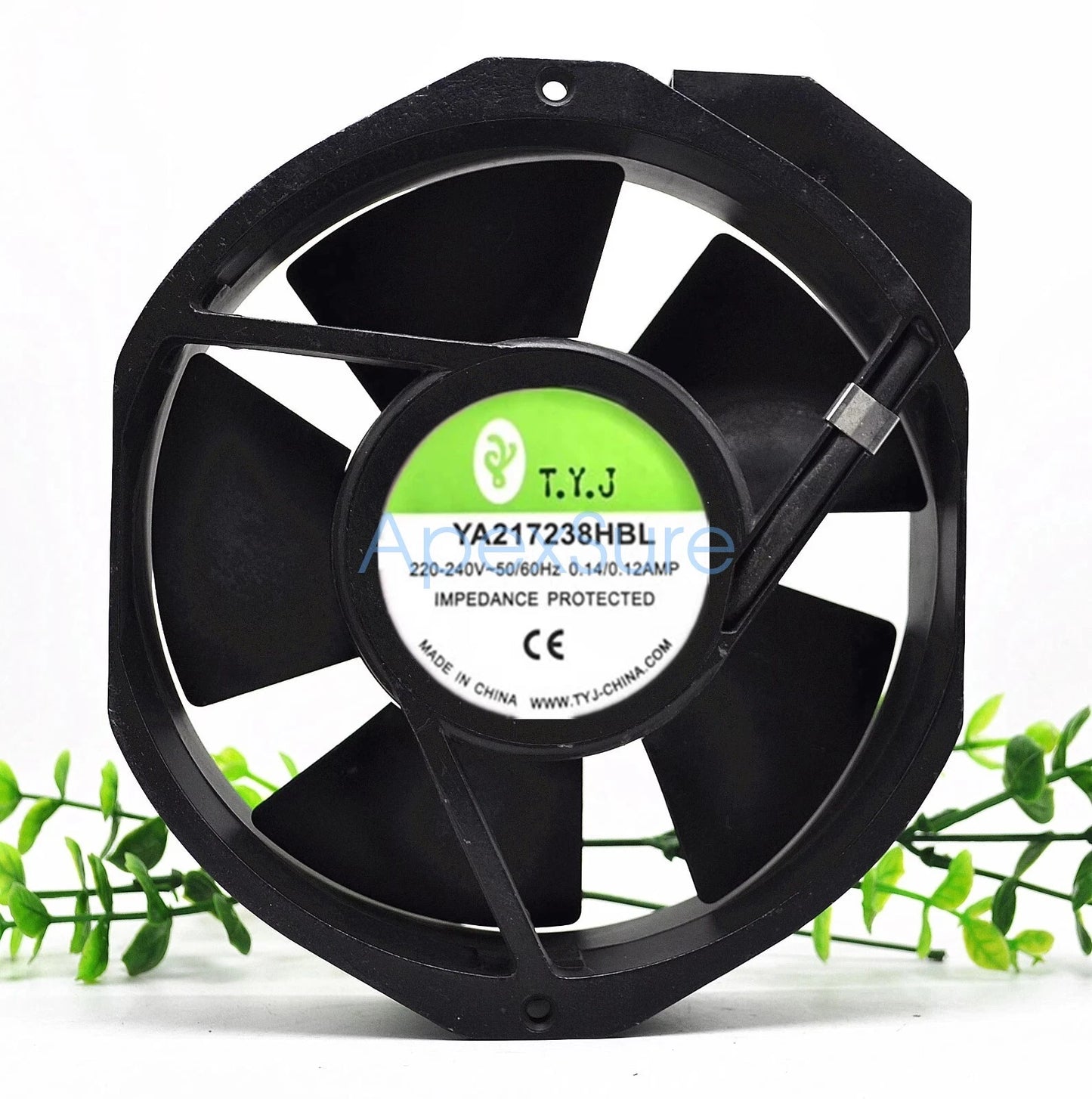 T.Y.J YA217238HBL 17238 220-240V 0.14/0.12A High Airflow Cooling Fan
