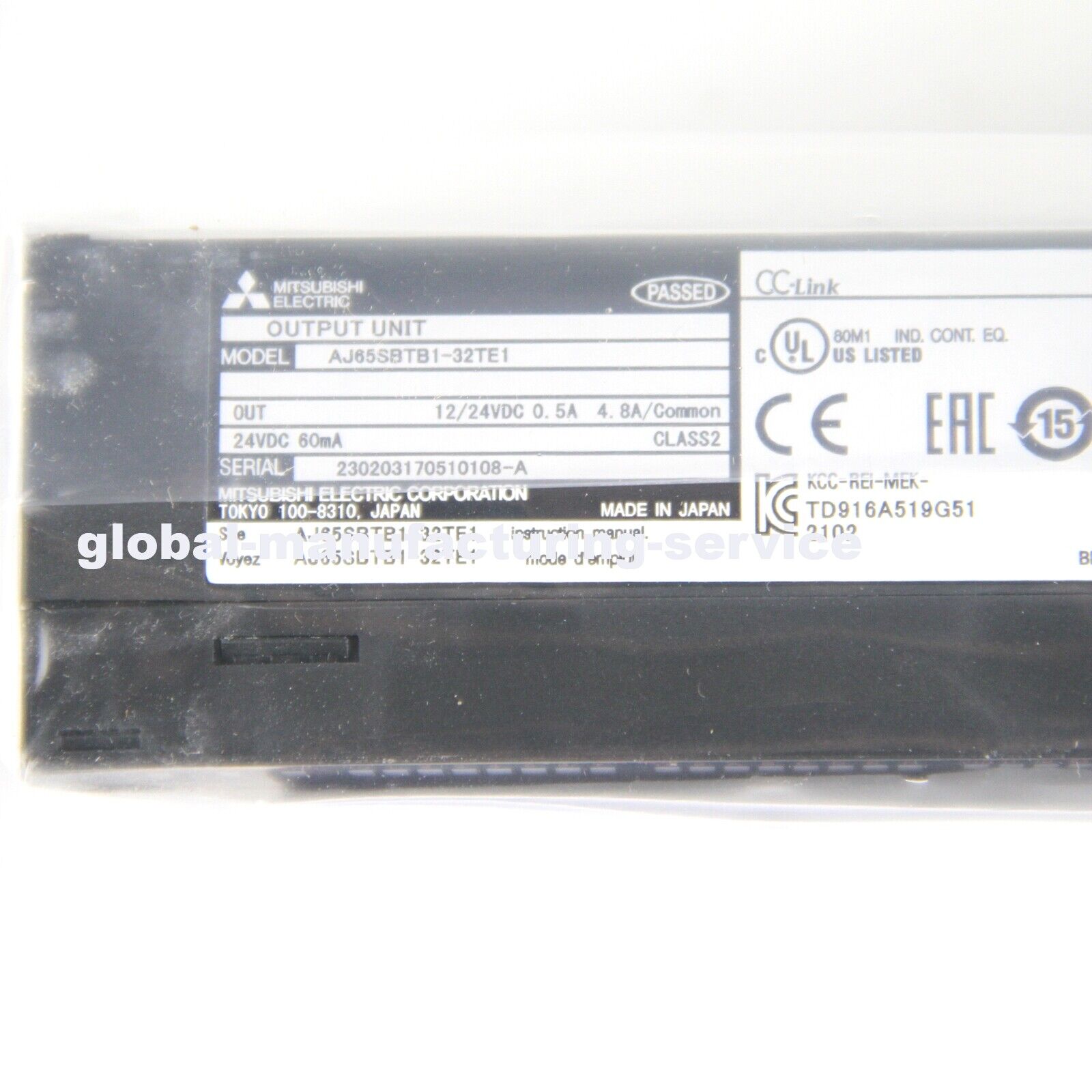 Mitsubishi programmable logic AJ65SBTB1-32TE1 CC-LINK I/O32 LOW TR SOURCE OUTSCR - MITSUBISHI