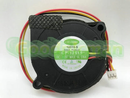 1PC COLORFUL CF-12515 Cooling Fan DC12V 0.18A 5015 turbo