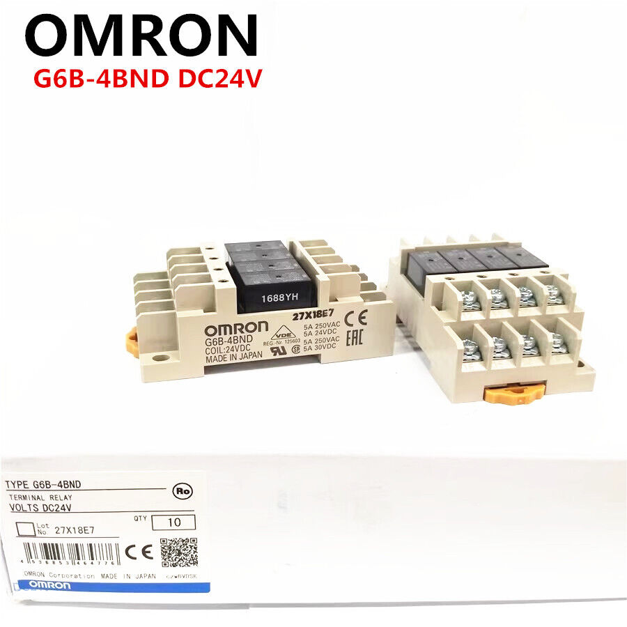 new 1pcs OMRON Terminal Relay G6B-4BND DC24V Module Combination