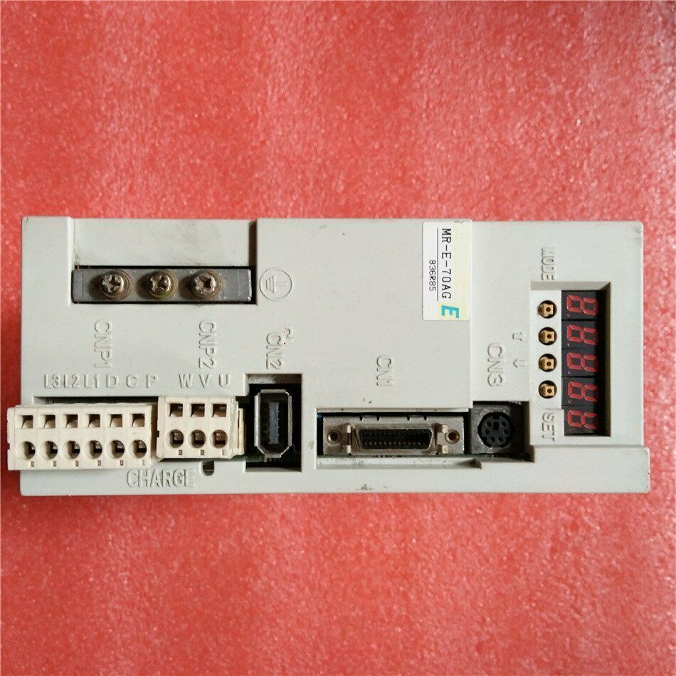 used ONE Mitsubishi Servo Driver MR-E-70AG Fully tested Quality assurance - MITSUBISHI