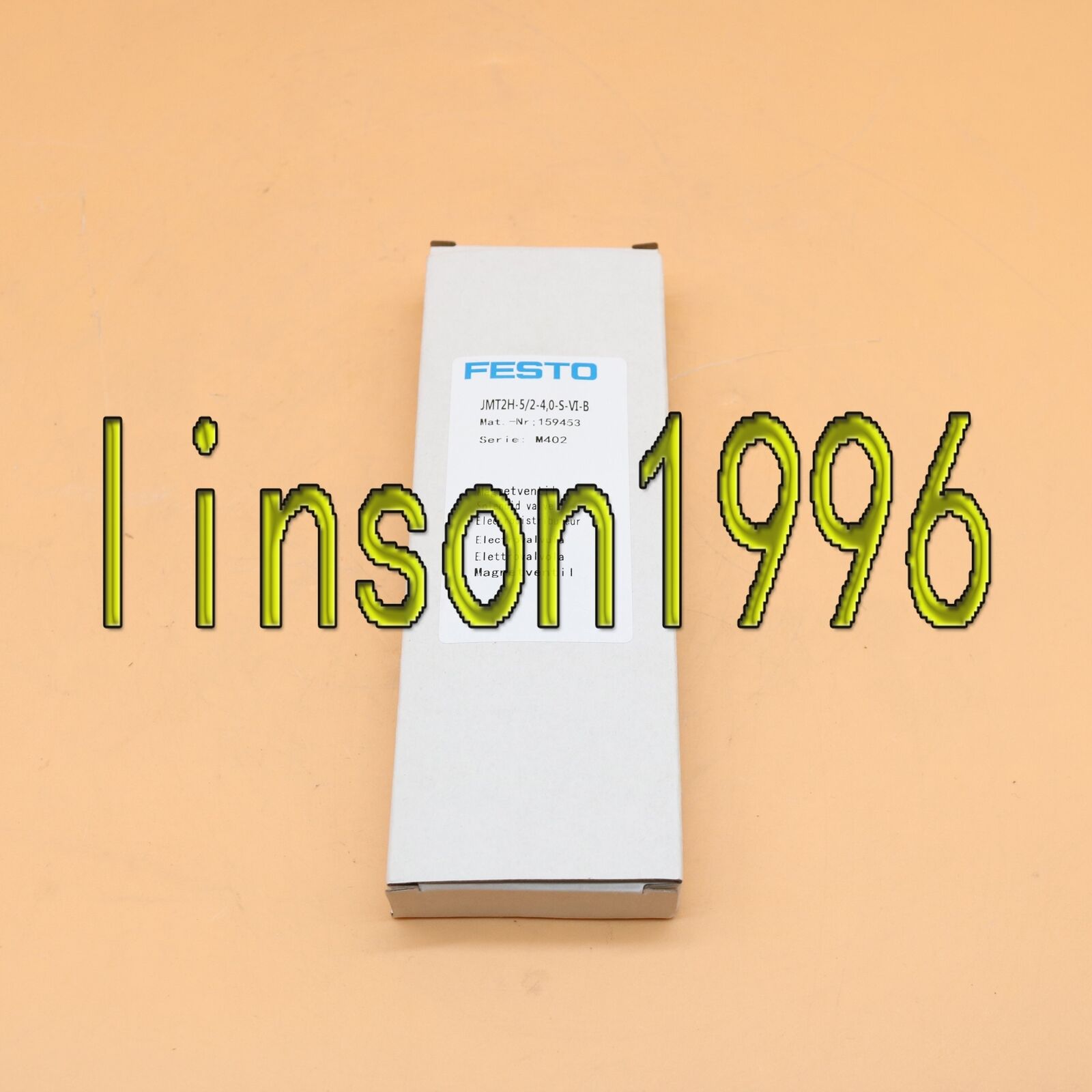 new 1pc festo 159453 solenoid valve jmt2h-5/2-4,0-s-vi-b spot stock - FESTO