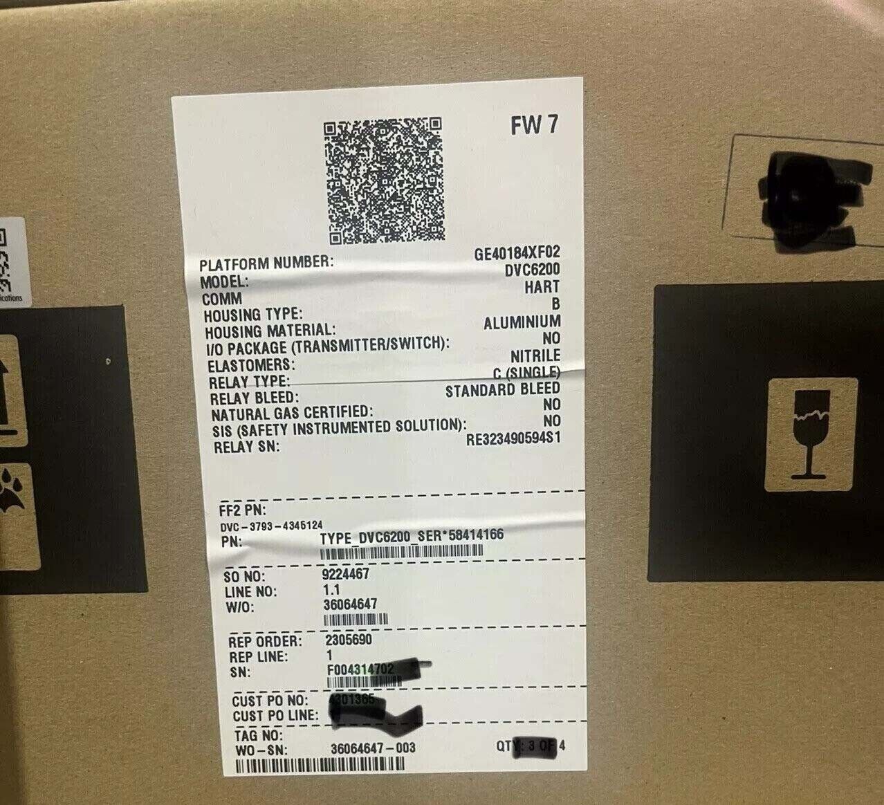 new DVC6200 FISHER FIELDVUE DVC6200 Valve Positioner Single-acting No Feedback - FISHER FIELDVUE