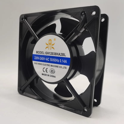 1PCS GH12038HA2BL 220V-240V 0.14A 12CM Silent Cooling Fan