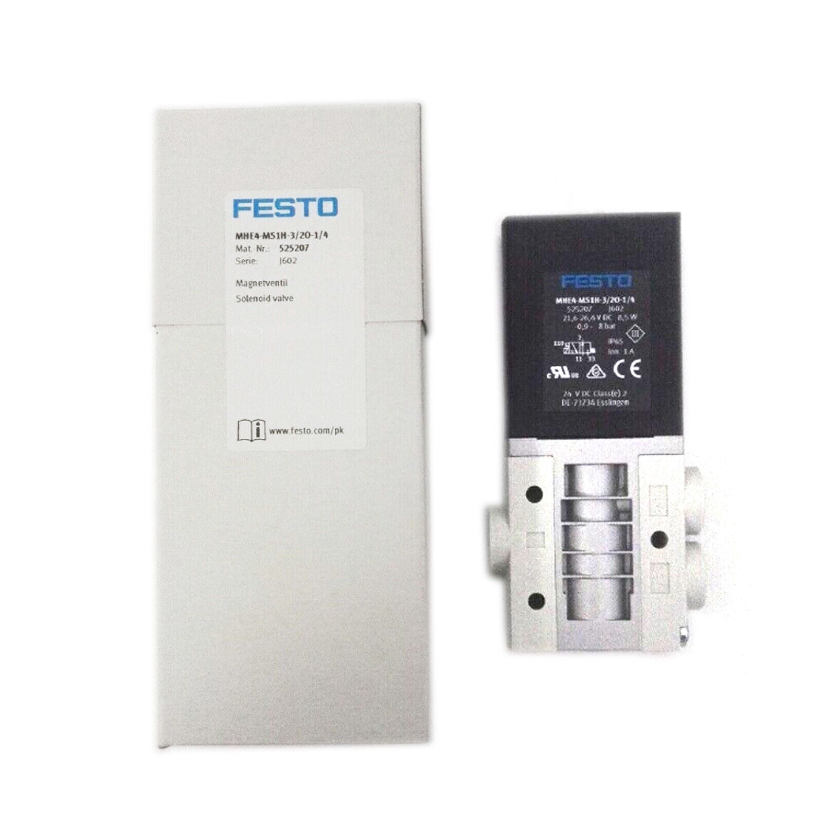 new 1 pcs FESTO MHE4-MS1H-3/2O-1/4 525207 Solenoid valve - FESTO