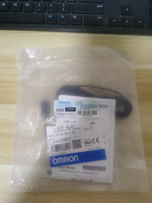1PC Omron E3T-SL23 E3TSL23 2m Photoelectric Sensor