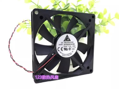 Delta AFB0924HB 9015 DC24V 0.45A 9CM 2-Wire Inverter Cooling Fan