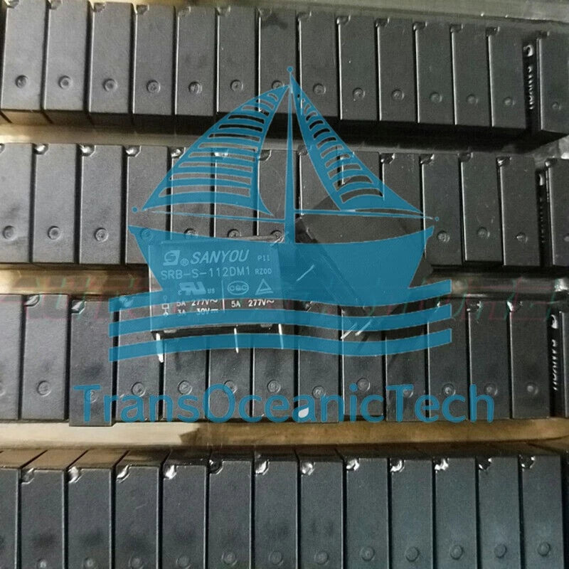 10Pcs SANYOU SRB-S-112DM1 12VDC Power Relay 4Pins 5A 277V~