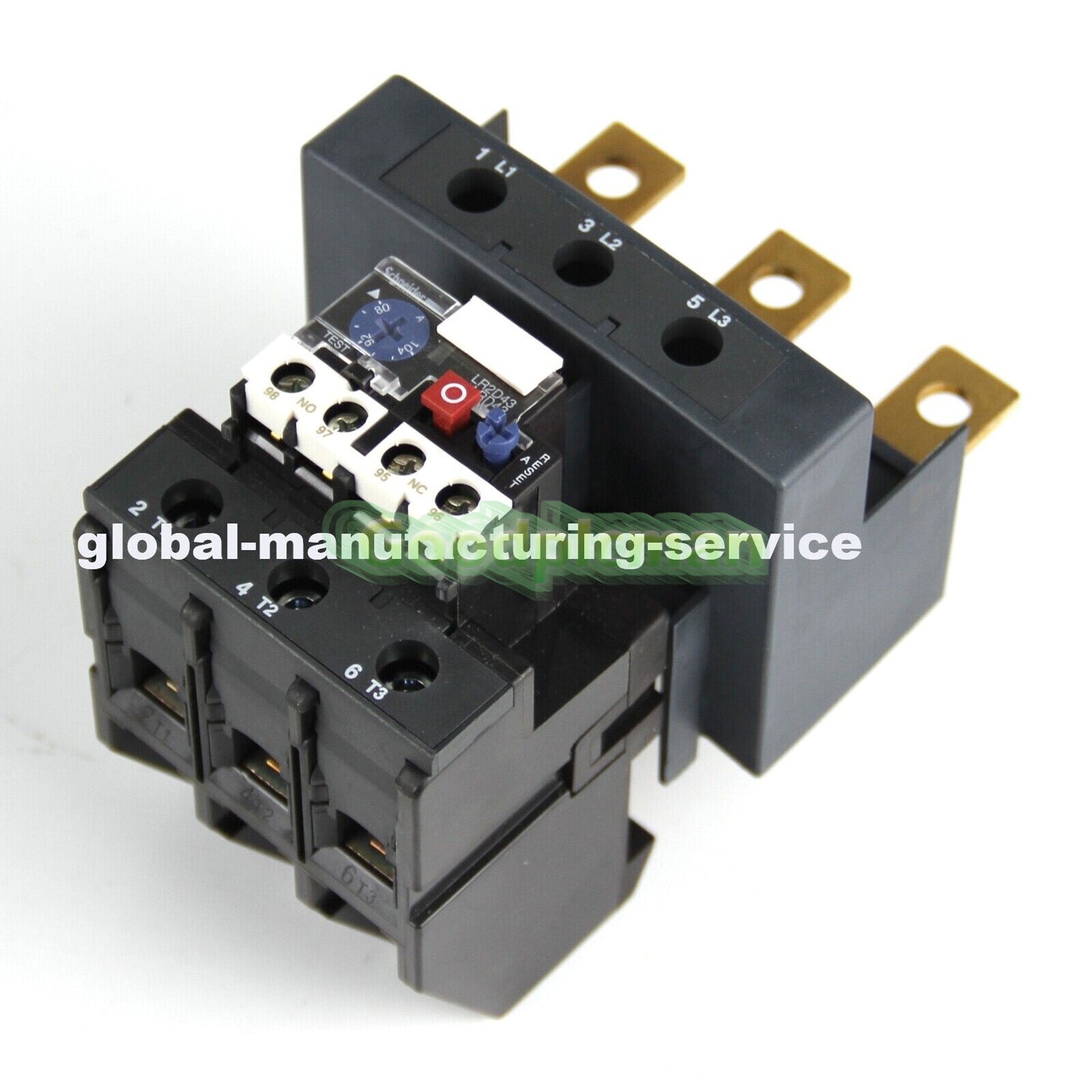 SND Electric Thermal Overload Relay LRD4365 80-104A 1Pcs/